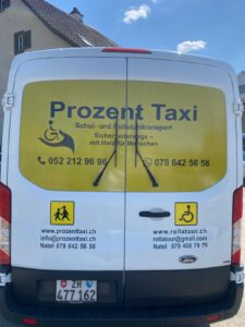 Prozent Taxi Winterthur Rollstuhltransporte