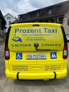 Prozent Taxi Winterthur Rollstuhltransporte